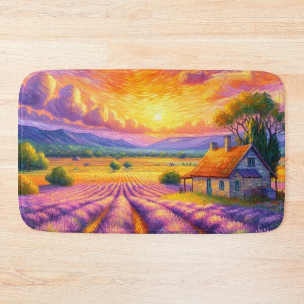 Item preview, Lavander fields bright designed and sold by tipitoes.