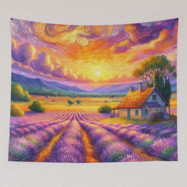 Item preview, Lavander fields bright designed and sold by tipitoes.