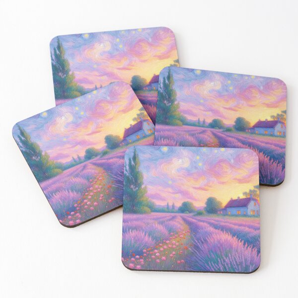 Item preview, Bright Lavender fields designed and sold by tipitoes.