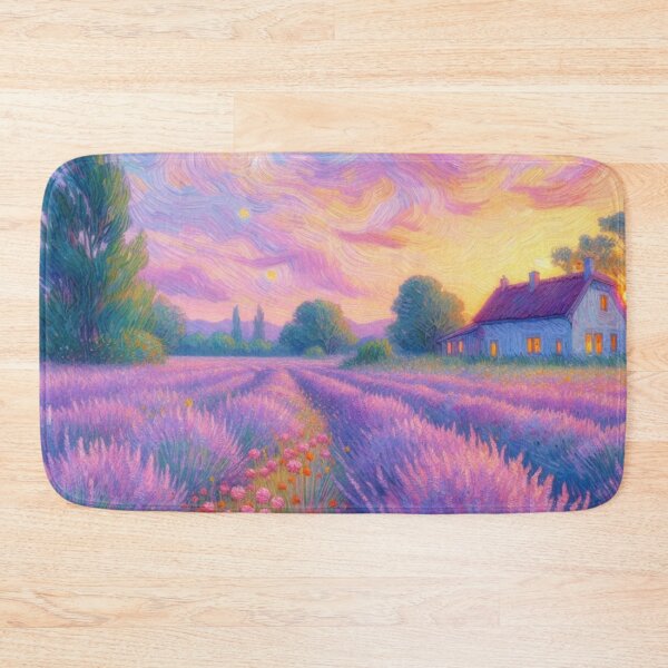 Item preview, Bright Lavender fields designed and sold by tipitoes.