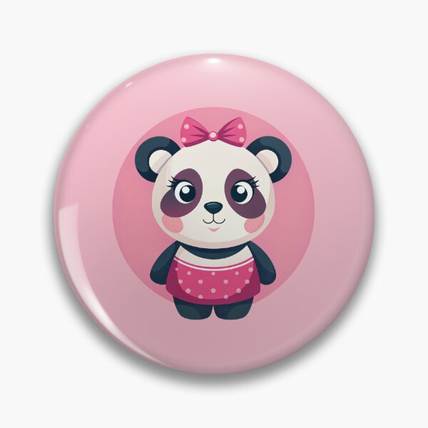 Item preview, Cute Panda Girl Pink Coquette designed and sold by Lelijo.