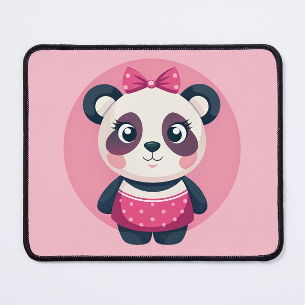 Item preview, Cute Panda Girl Pink Coquette designed and sold by Lelijo.