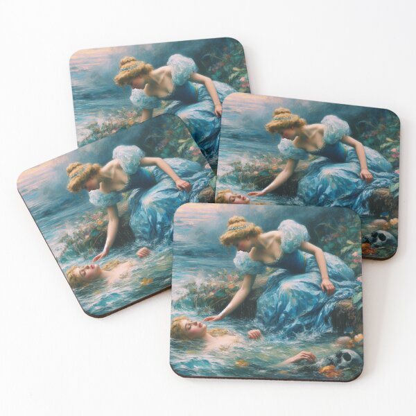 Item preview, impressionism drowning artwork designed and sold by WindInMay.