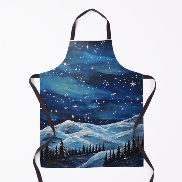 Item preview, Winter Night Hike: Organic Copper and Blue Details Amidst Contemporary Art designed and sold by Shirtastically.