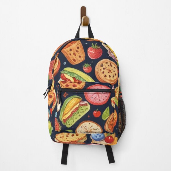 Item preview, Pizza burger toppings pattern design designed and sold by Anshu3813.