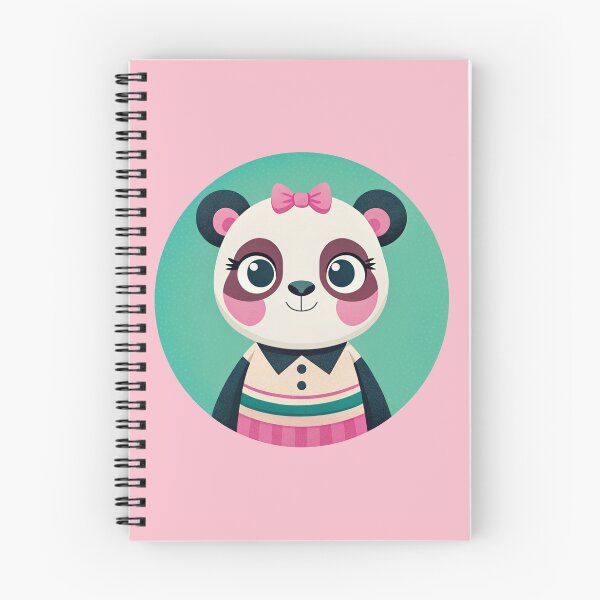Item preview, Cute Panda Girl Teal And Pink designed and sold by Lelijo.