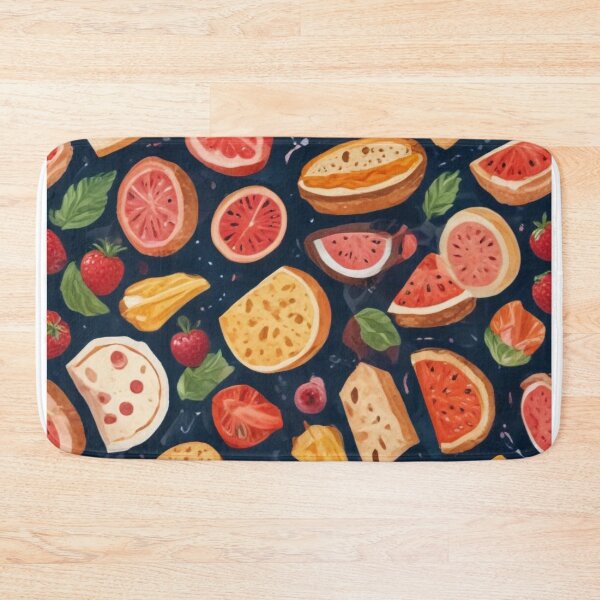 Item preview, Pizza burger toppings pattern design designed and sold by Anshu3813.