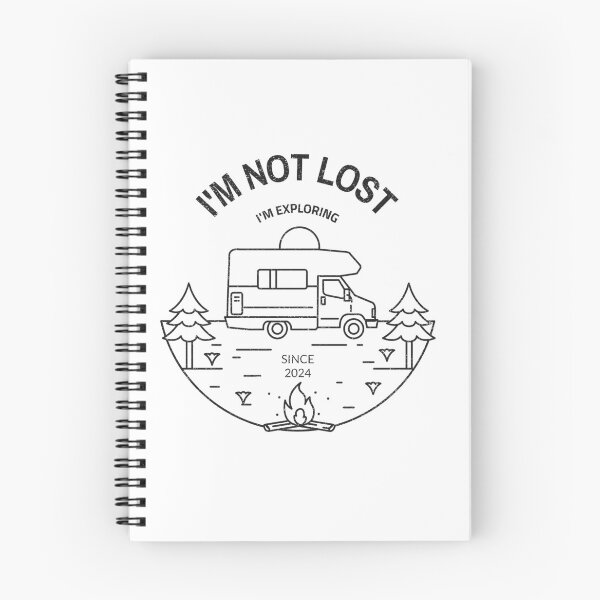 Item preview, im not lost im exploring motorhome rv camping t-shirt designed and sold by WightWolfUK.