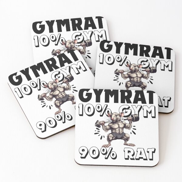Item preview, Gym Rat Rise and shine Gymrat Gymbro designed and sold by CyberArtistOne.