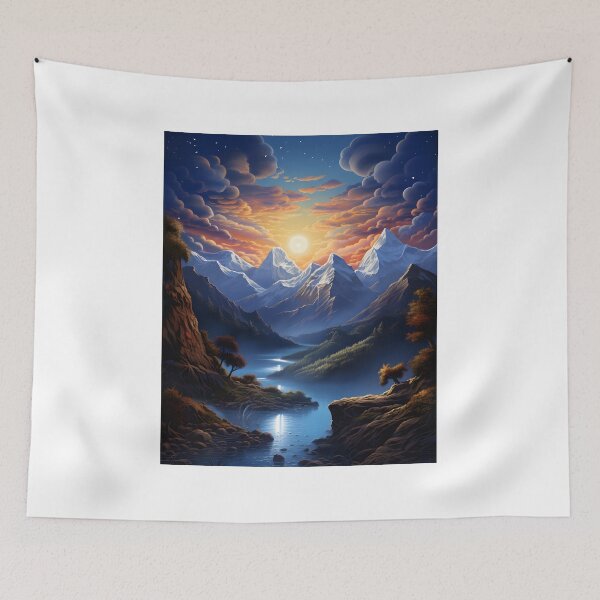 Item preview, Moonlit Majesty: A Whimsical Landscape Adventure designed and sold by Shirtastically.