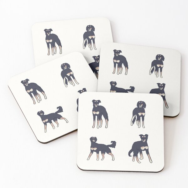 Item preview,  Black saluki dog pack designed and sold by Mayarart.