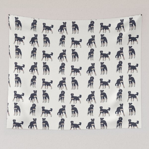 Item preview,  Black saluki dog pack designed and sold by Mayarart.
