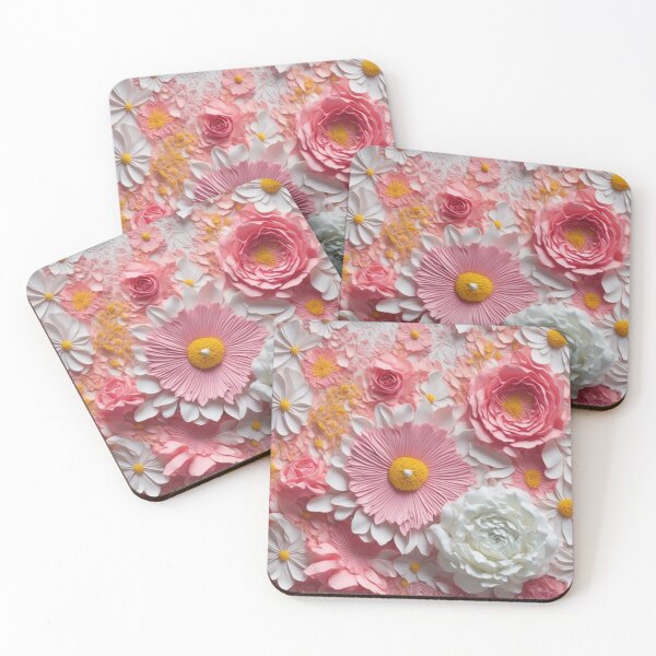 Item preview, Vibrant 3D Flowers: Stunning Floral Art for Your Space designed and sold by shirt-studio.