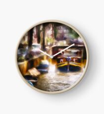 Amsterdam, Holland • Canal Bridge Clock