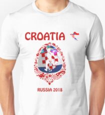 Croatia Croatian soccer team at the World Cup Russia 2018 Unisex T-Shirt