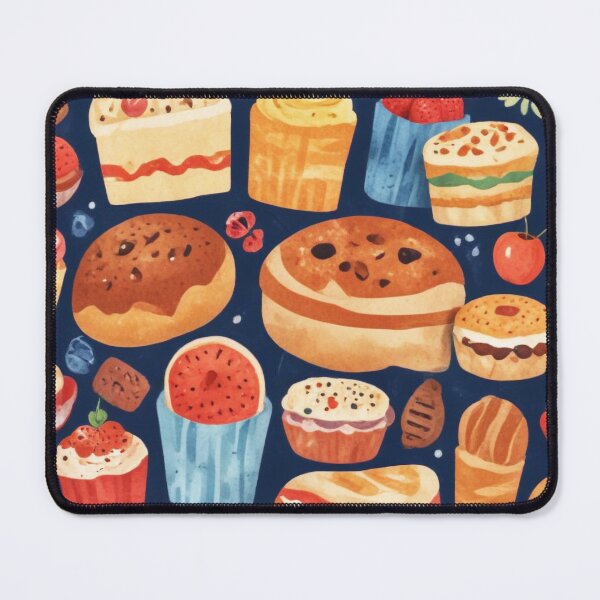 Item preview, Pizza burger toppings pattern design designed and sold by Anshu3813.