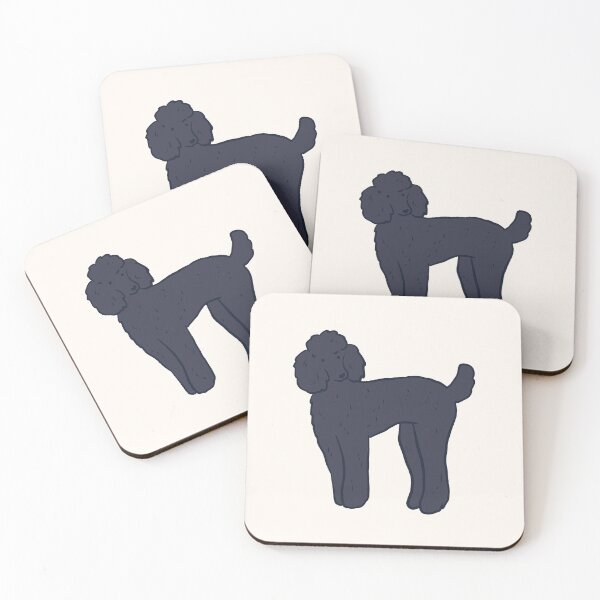 Item preview, black poodle designed and sold by Mayarart.