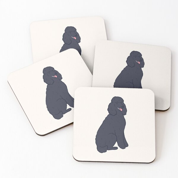 Item preview, Black poodle illustration  designed and sold by Mayarart.