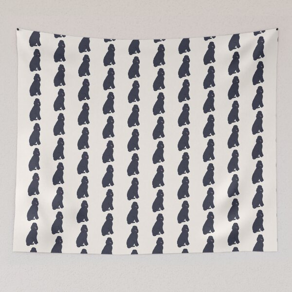 Item preview, Black poodle illustration  designed and sold by Mayarart.