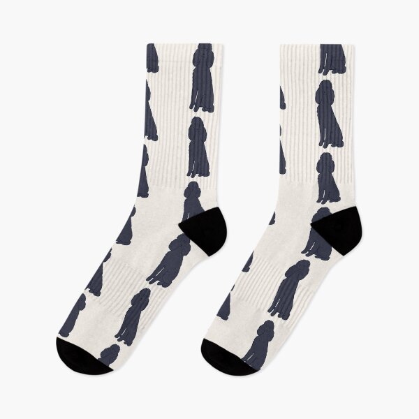 Item preview, Black poodle illustration  designed and sold by Mayarart.