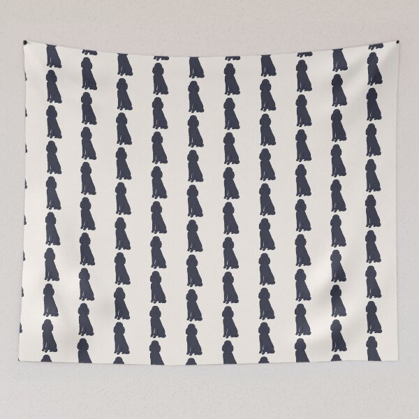 Item preview, Black poodle illustration  designed and sold by Mayarart.