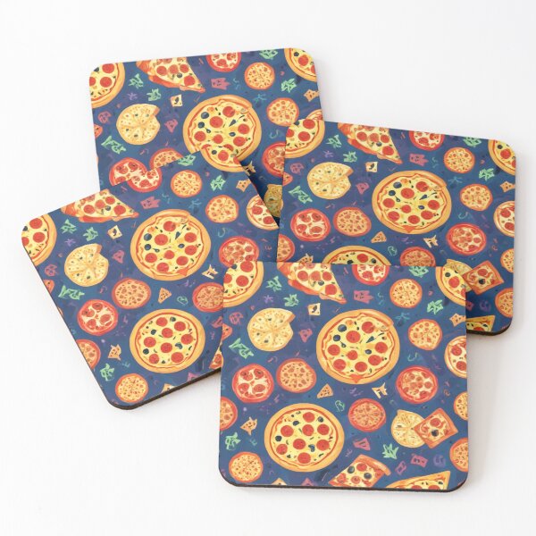 Item preview, Pizza burger toppings pattern design designed and sold by Anshu3813.