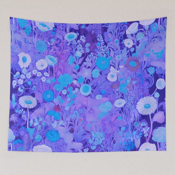 Item preview, Annual boarder in blue designed and sold by Flowersonstuff.
