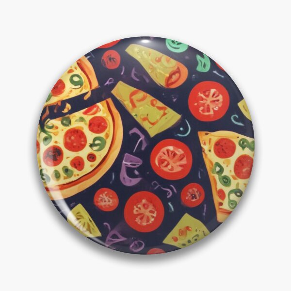 Item preview, Pizza burger toppings pattern design designed and sold by Anshu3813.