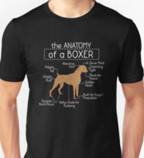 Anatomy of a Boxer T'shirt Boxer Lover Shirt Unisex T-Shirt