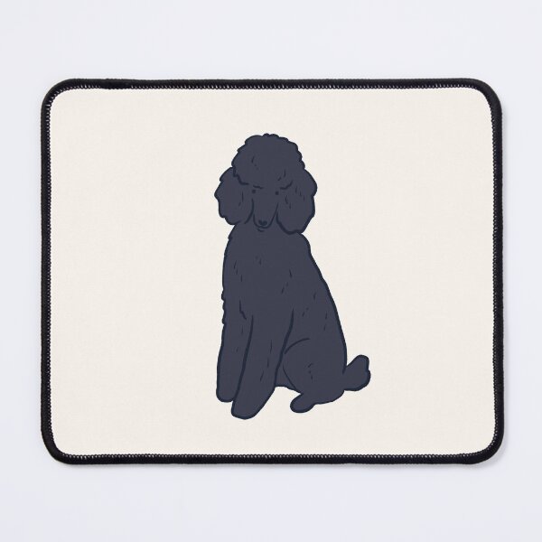 Item preview, Cartoon black poodle designed and sold by Mayarart.