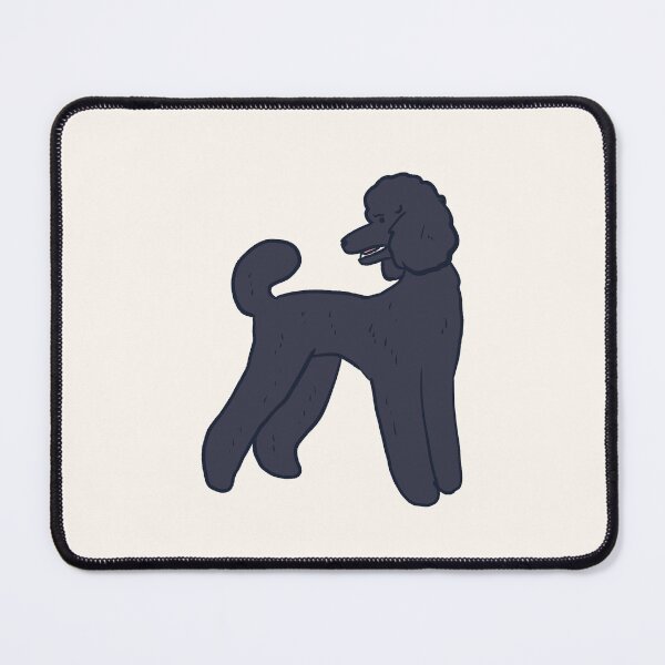 Item preview, black poodle dog designed and sold by Mayarart.