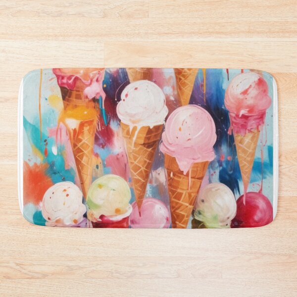 Item preview, Ice cream social bar store pattern design designed and sold by Anshu3813.