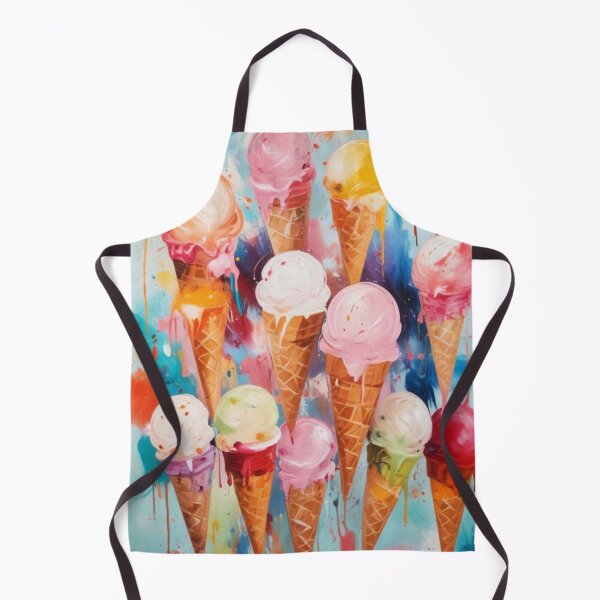 Item preview, Ice cream social bar store pattern design designed and sold by Anshu3813.
