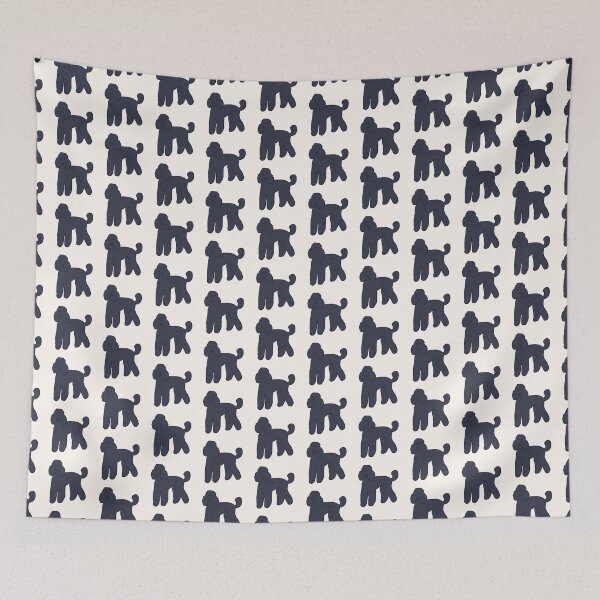 Item preview, black poodle dog art  designed and sold by Mayarart.