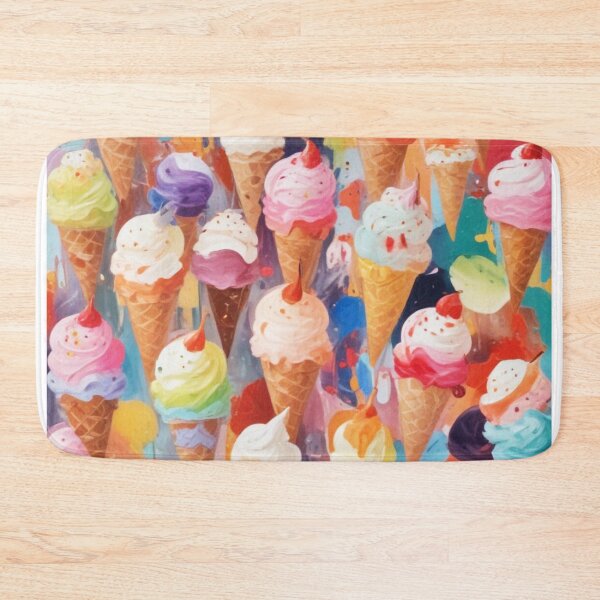 Item preview, Ice cream social bar store pattern design designed and sold by Anshu3813.