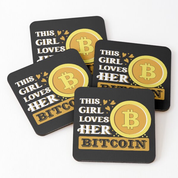 Item preview, This Girl Loves Her Bitcoin designed and sold by TheBitcoinStore.