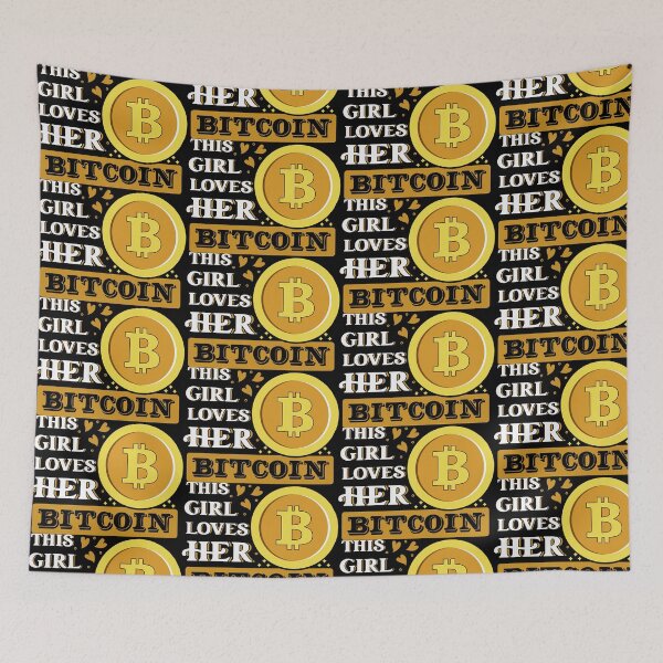 Item preview, This Girl Loves Her Bitcoin designed and sold by TheBitcoinStore.