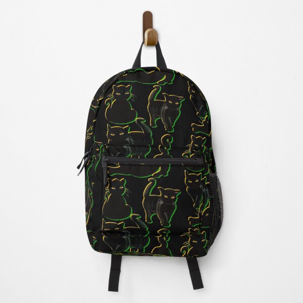 Item preview, Black Cat Void Peeking - adorable silhouette minimalist art designed and sold by Artonmytee.