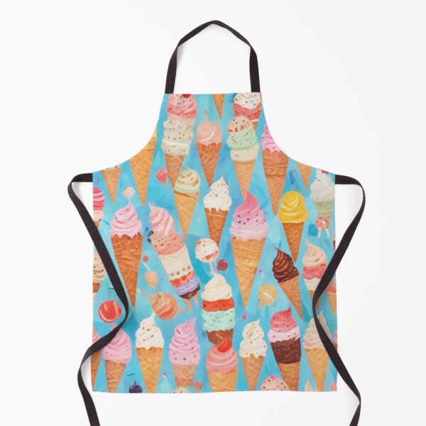 Item preview, Ice cream social bar store pattern design designed and sold by Anshu3813.