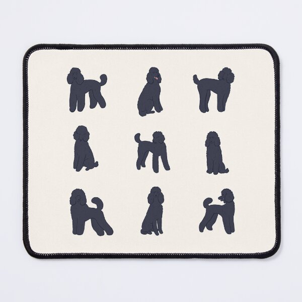 Item preview, Black poodle dog pack designed and sold by Mayarart.