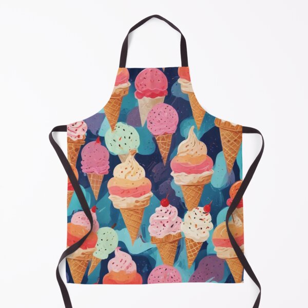 Item preview, Ice cream social bar store pattern design designed and sold by Anshu3813.