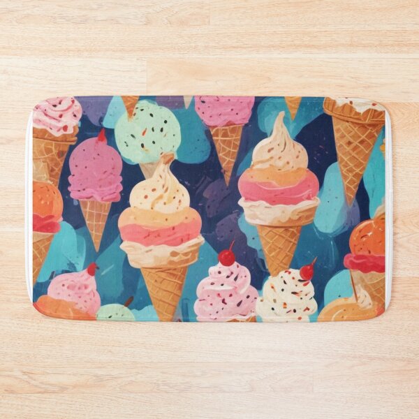 Item preview, Ice cream social bar store pattern design designed and sold by Anshu3813.
