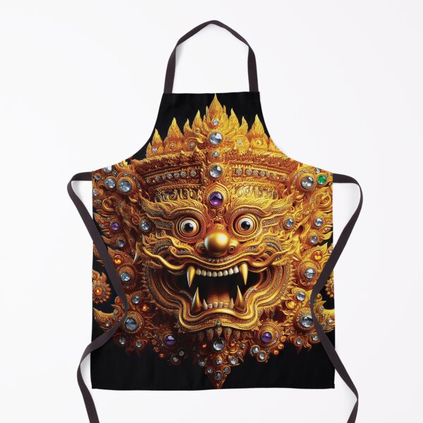 Item preview, Thai ancient Golden Giant mask with a brutal face Vol.2 designed and sold by Bspaces.