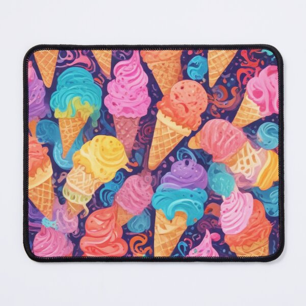 Item preview, Ice cream social bar store pattern design designed and sold by Anshu3813.