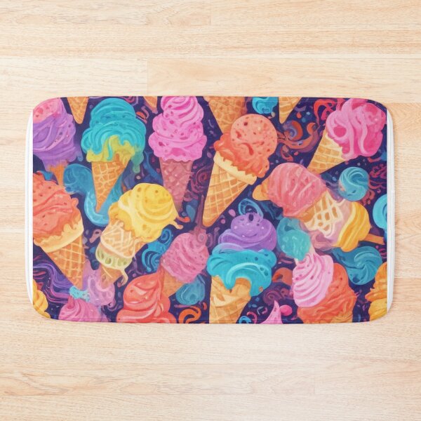 Item preview, Ice cream social bar store pattern design designed and sold by Anshu3813.