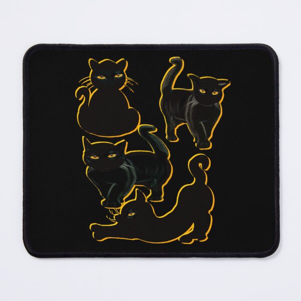 Item preview, Black Cat Void Peeking - adorable midnight silhouette  designed and sold by Artonmytee.