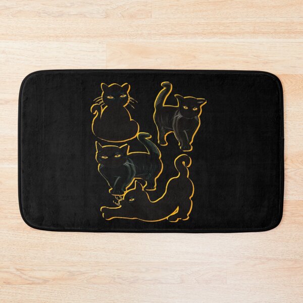 Item preview, Black Cat Void Peeking - adorable midnight silhouette  designed and sold by Artonmytee.