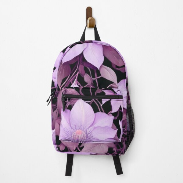 Item preview, Clematis flowers in pink designed and sold by Flowersonstuff.
