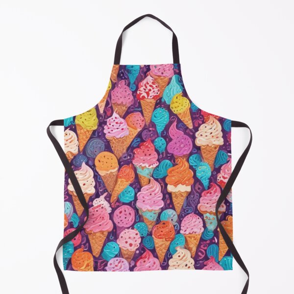 Item preview,  Ice cream social bar store pattern design designed and sold by Anshu3813.