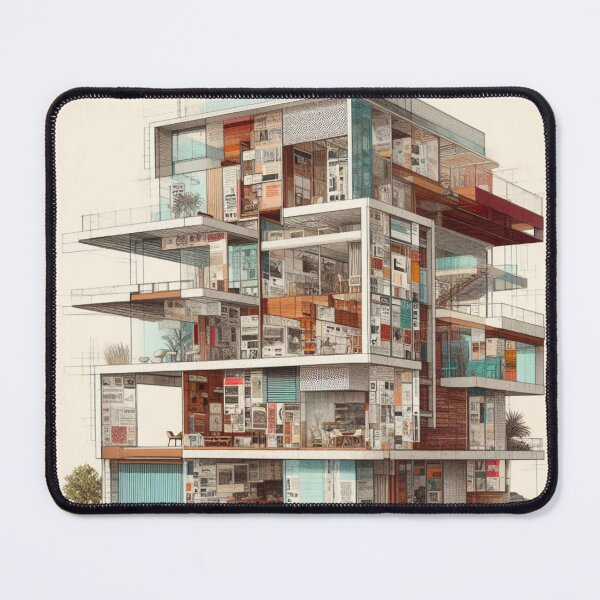 Item preview, imaginary building #2 designed and sold by TheCollageWorld.